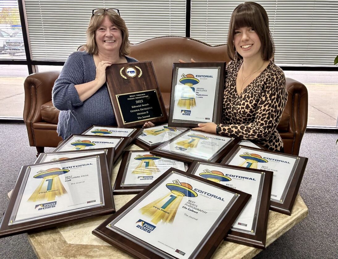 The Shepherdstown Chronicle, Journal recognized at the West Virginia Press Association convention